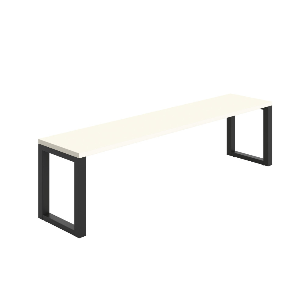 PICNIC BENCH (FSC) 1600 WHITE/BLACK