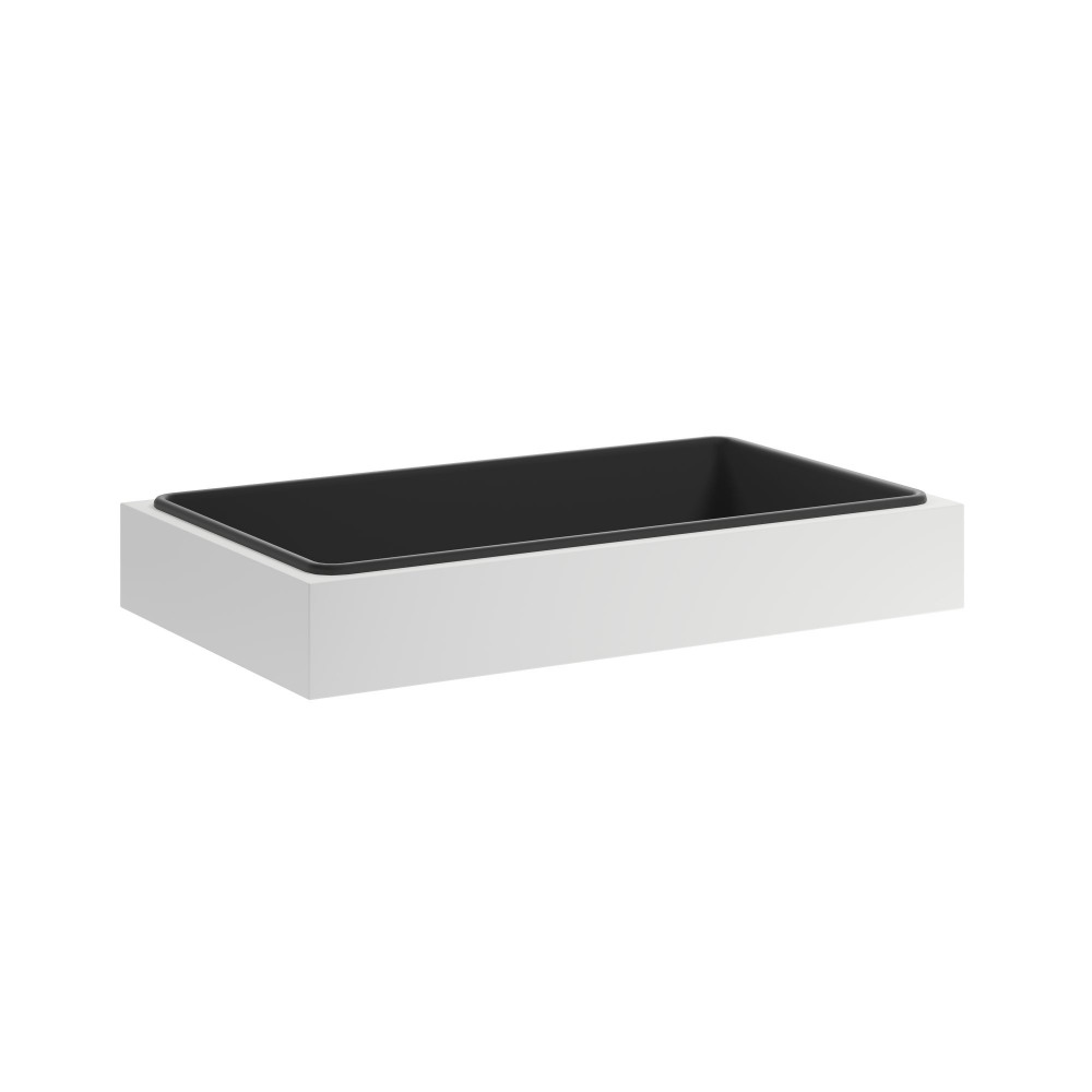 BISLEY STEEL PLANTER WITH PLASTIC LINER