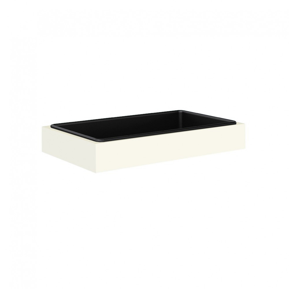 BISLEY STEEL PLANTER WITH PLASTIC LINER