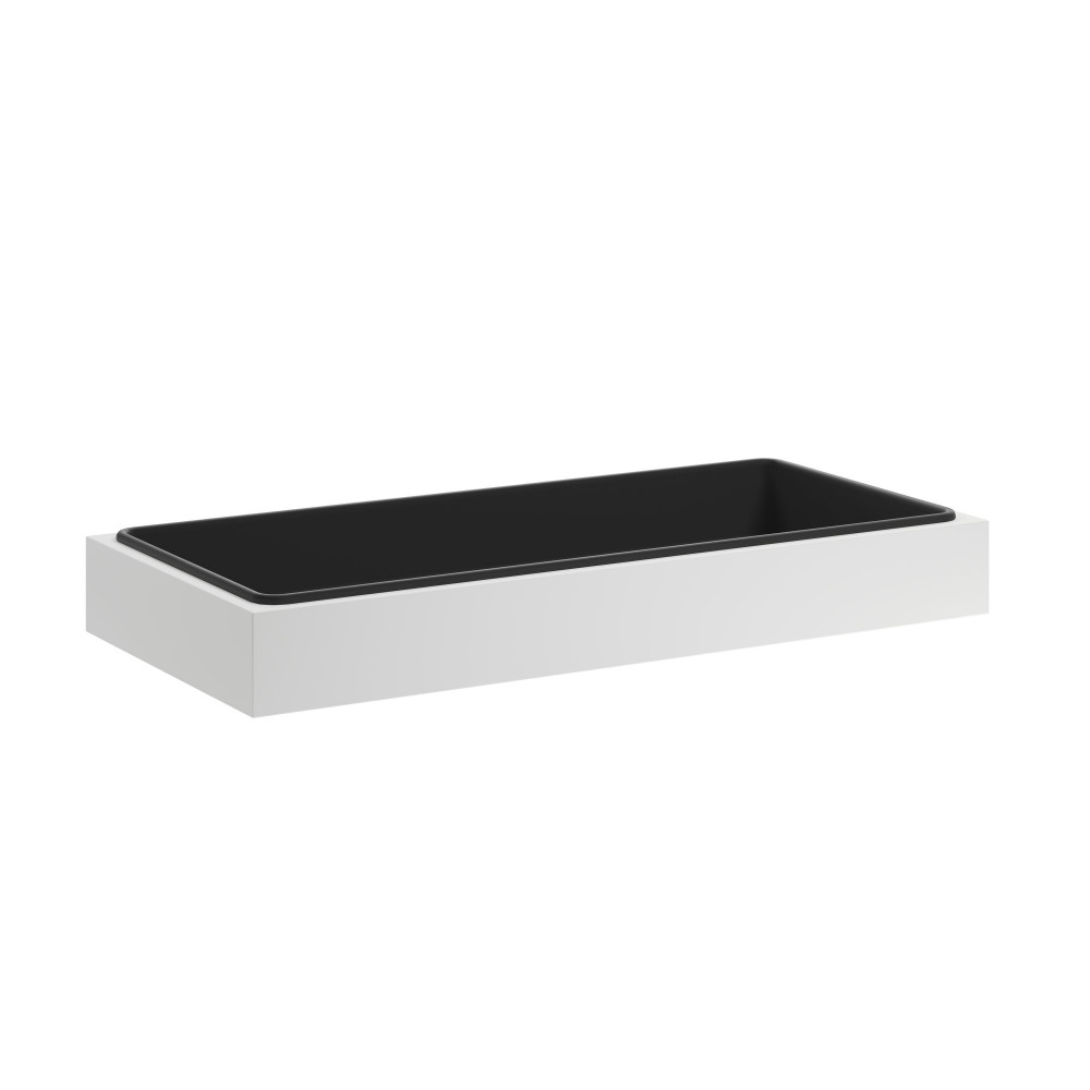 BISLEY STEEL PLANTER WITH PLASTIC LINER