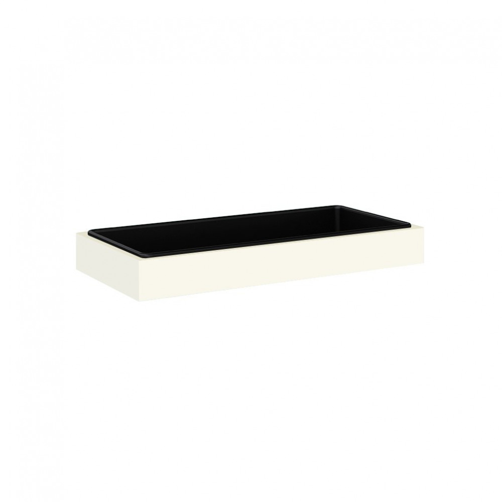 BISLEY STEEL PLANTER WITH PLASTIC LINER