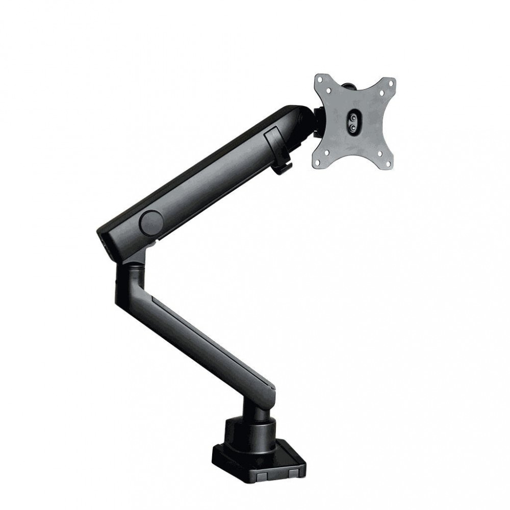 SINGLE SPRING ASSISTED MONITOR ARM BLACK