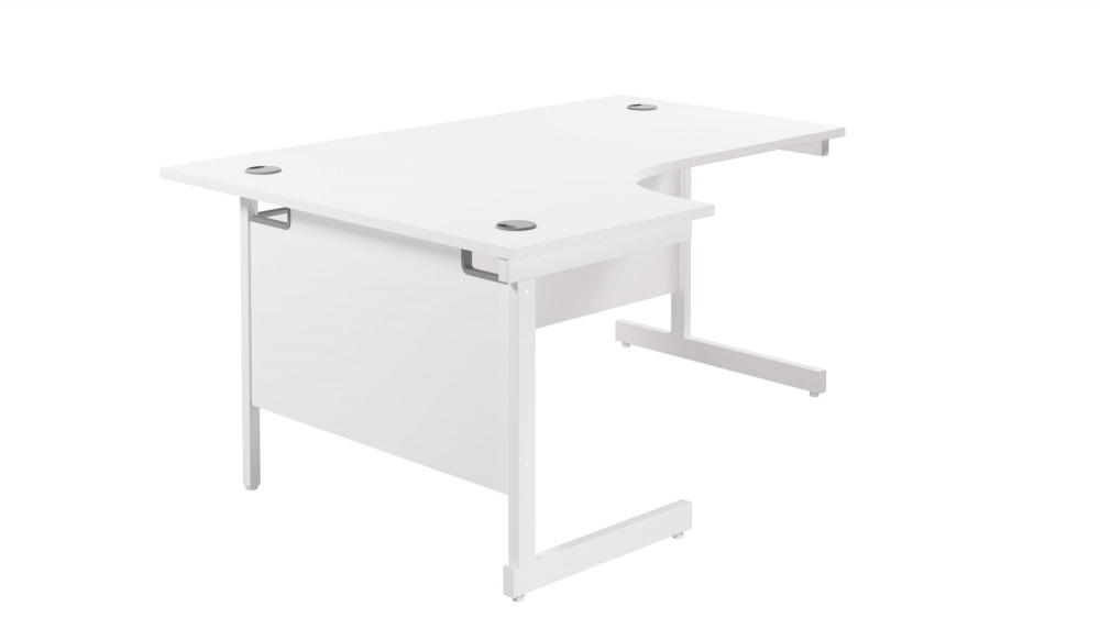 SINGLE UPRIGHT LEFT HAND RADIAL DESK (FS