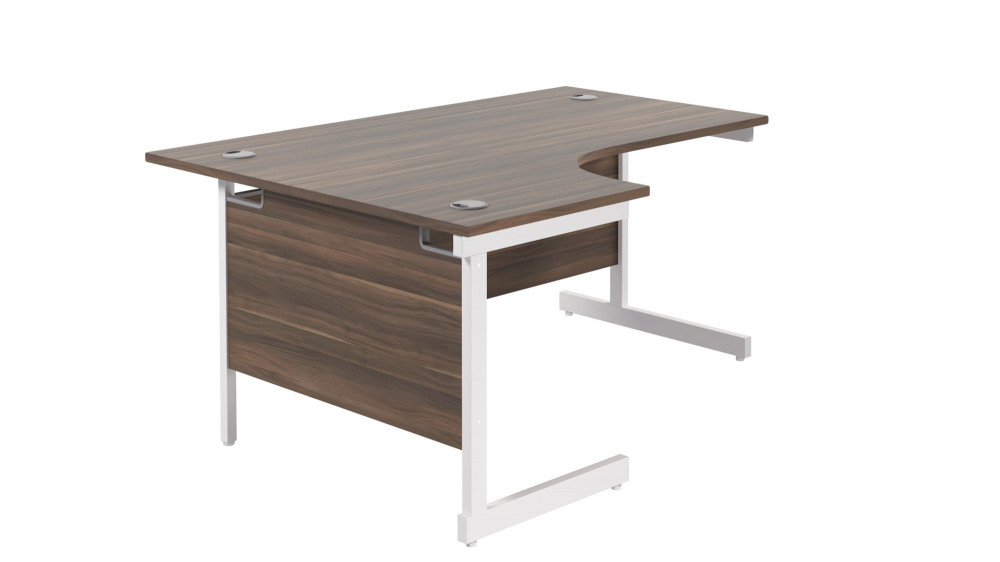 SINGLE UPRIGHT LEFT HAND RADIAL DESK (FS