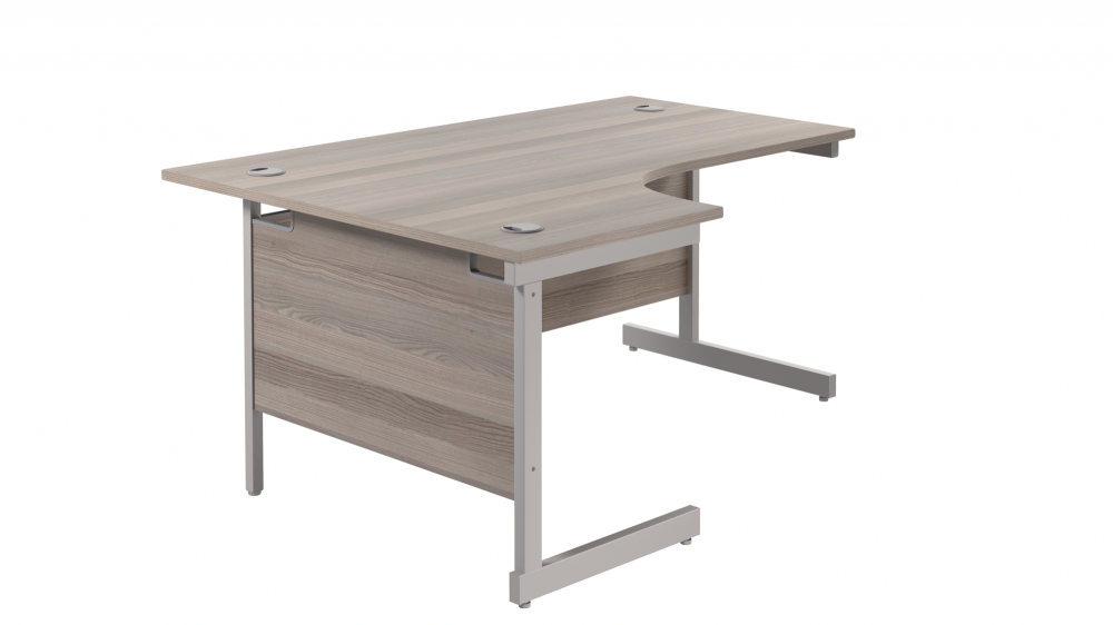 SINGLE UPRIGHT LEFT HAND RADIAL DESK (FS
