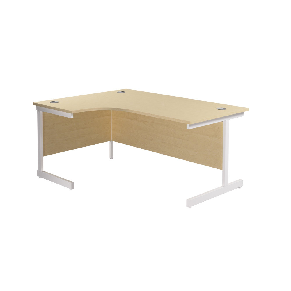 SINGLE UPRIGHT LEFT HAND RADIAL DESK (FS