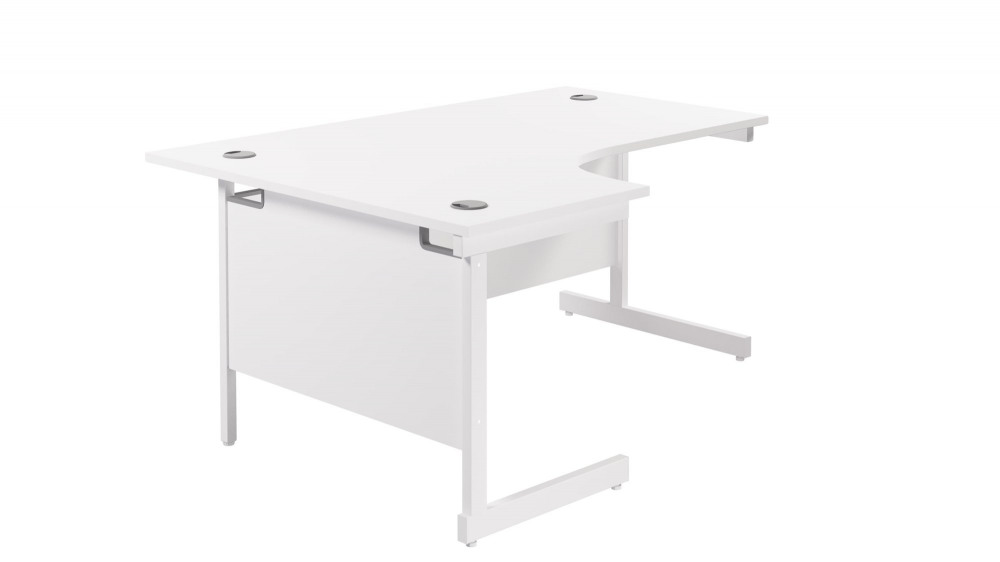 SINGLE UPRIGHT LEFT HAND RADIAL DESK (FS