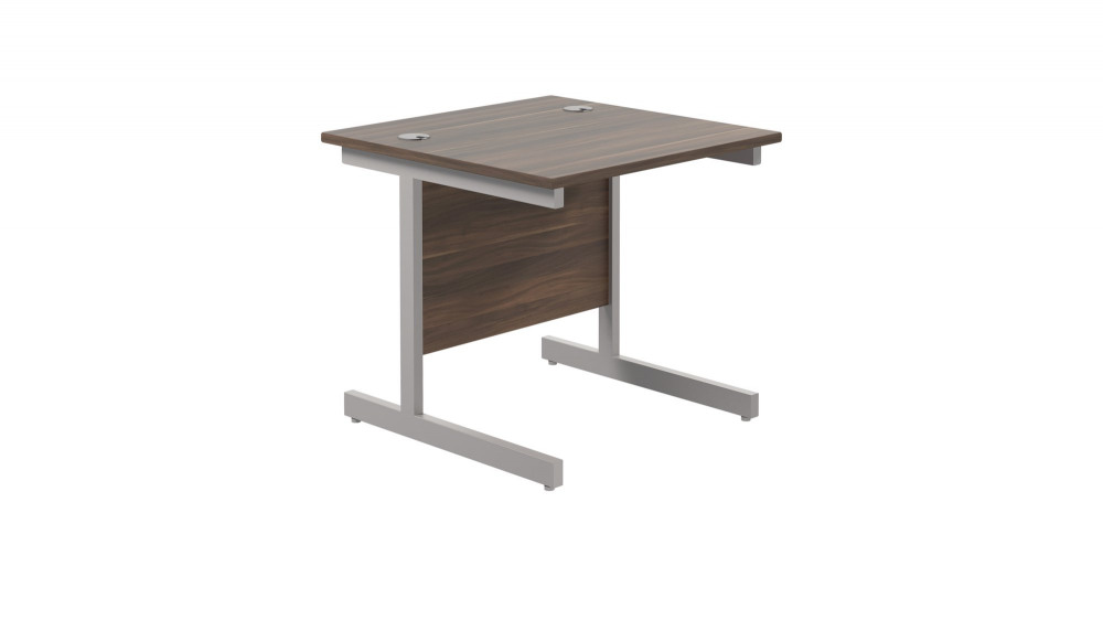 SINGLE UPRIGHT RECTANGULAR DESK: 800MM D