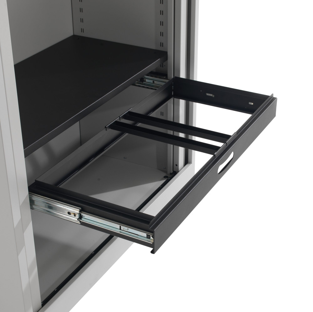 TC STEEL OPEN TAMBOUR FILING FRAME BLACK