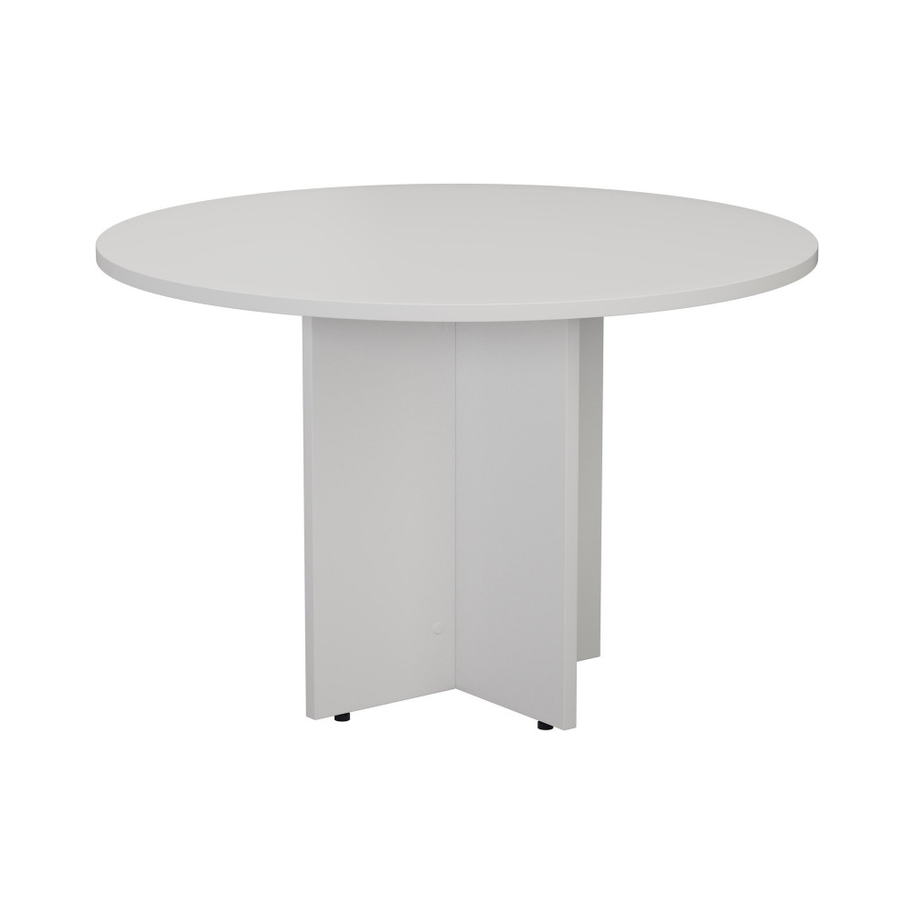ROUND MEETING TABLE (FSC) 1100MM WHITE