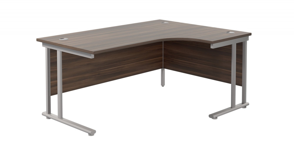 TWIN UPRIGHT RIGHT HAND RADIAL DESK (FSC