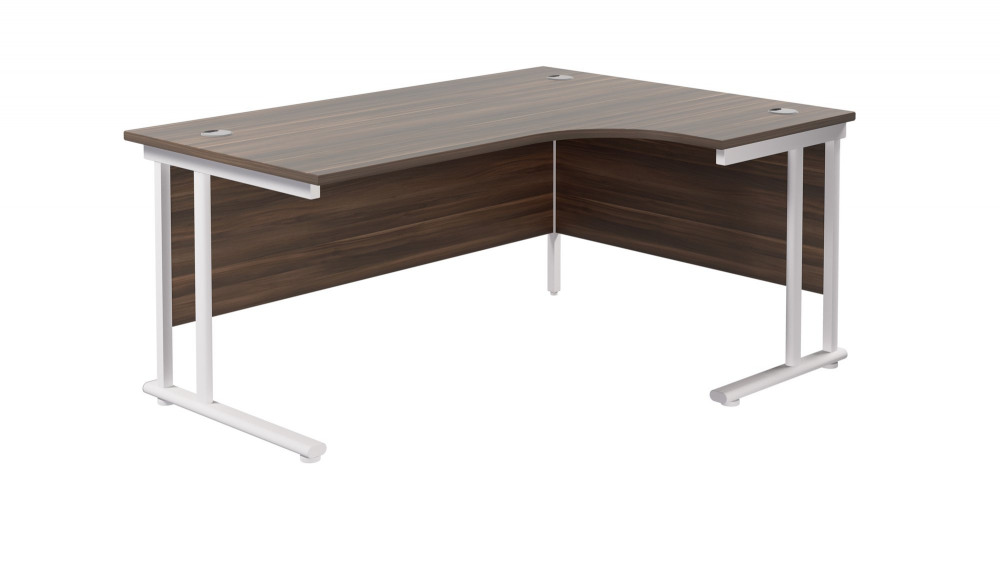 TWIN UPRIGHT RIGHT HAND RADIAL DESK (FSC