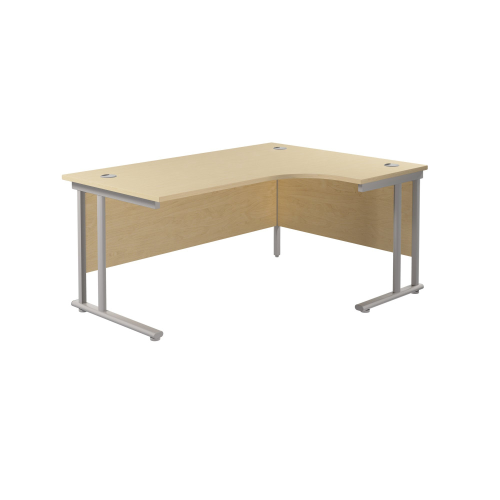 TWIN UPRIGHT RIGHT HAND RADIAL DESK (FSC