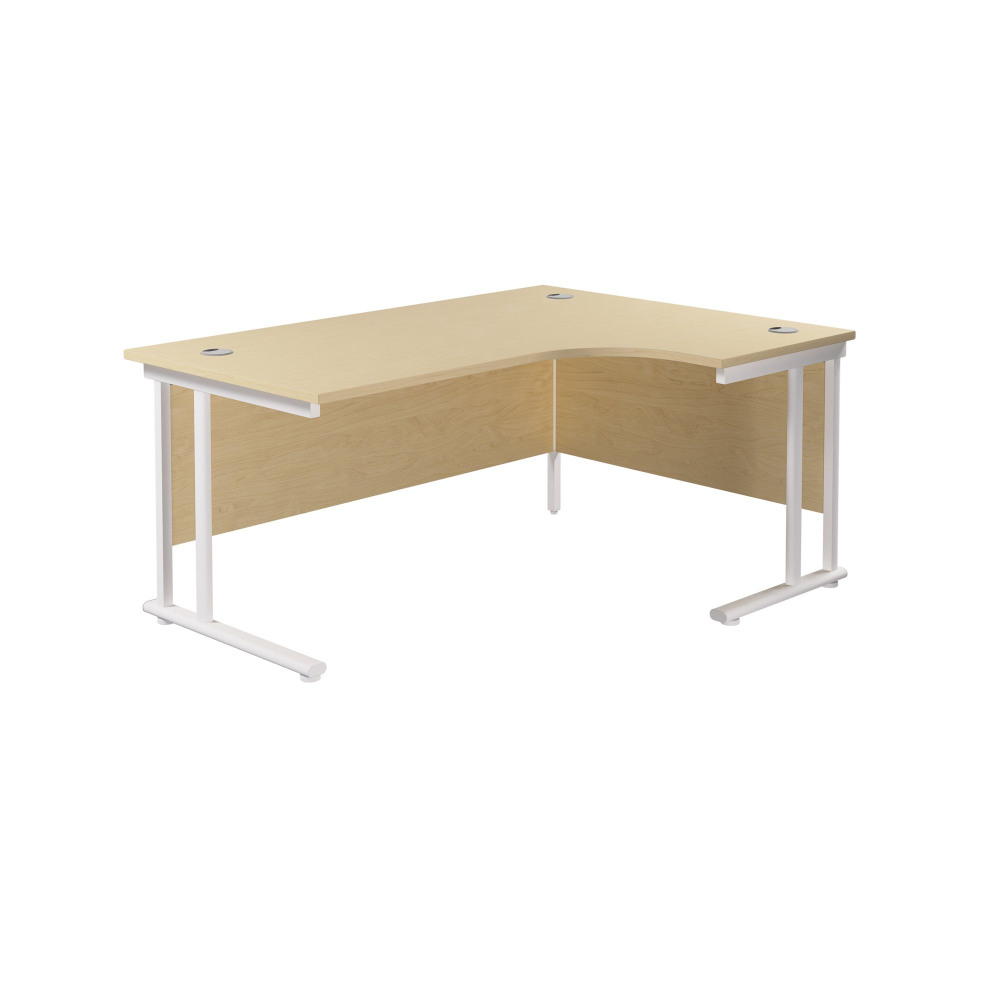 TWIN UPRIGHT RIGHT HAND RADIAL DESK (FSC
