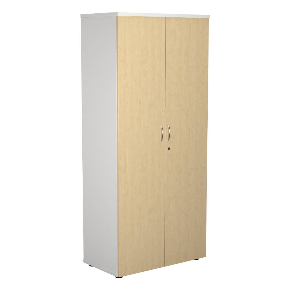 WOODEN CUPBOARD (FSC) 1800 MAPLE/WHITE