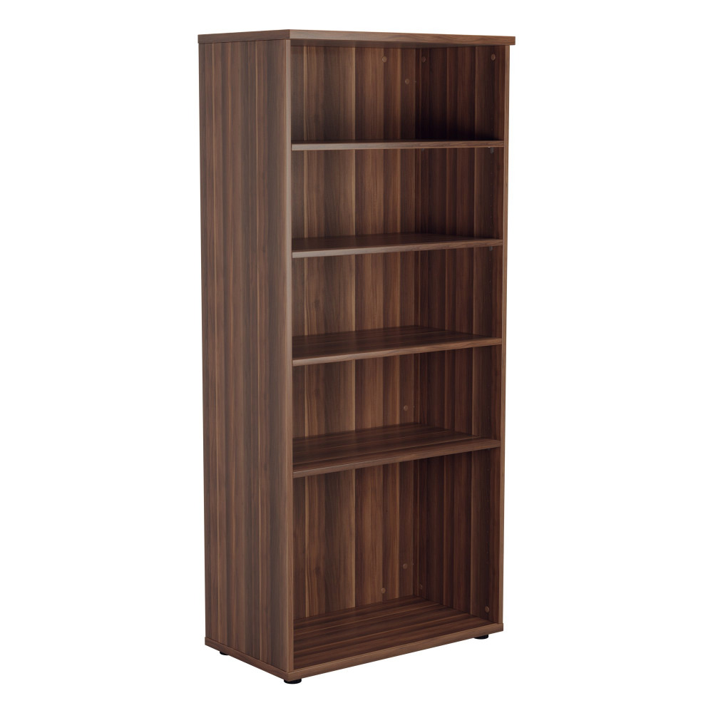 WOODEN BOOKCASE (FSC) 1800 DARK WALNUT