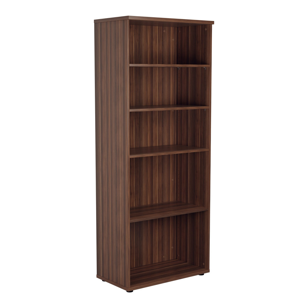 WOODEN BOOKCASE (FSC) 2000 DARK WALNUT