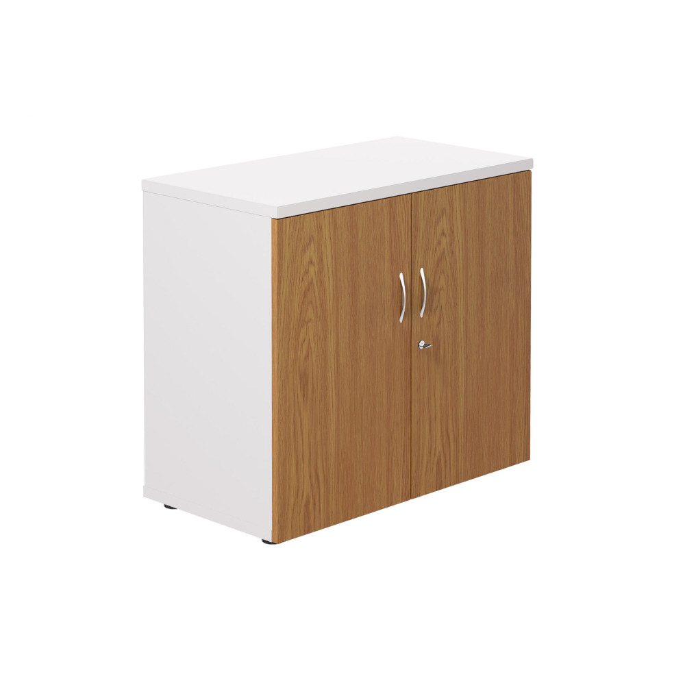 WOODEN CUPBOARD (FSC) 700 NOVA OAK/WHITE