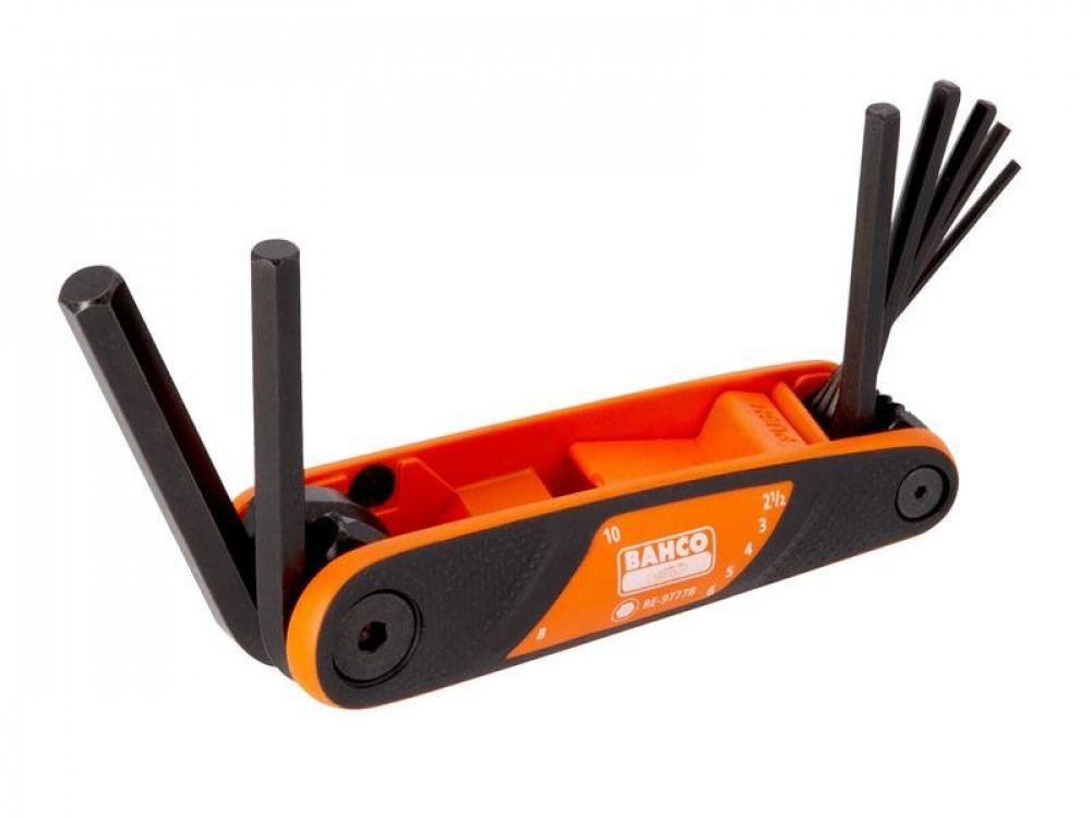 BAH BE-9777B HEXAGON KEY FOLDING SET, 7