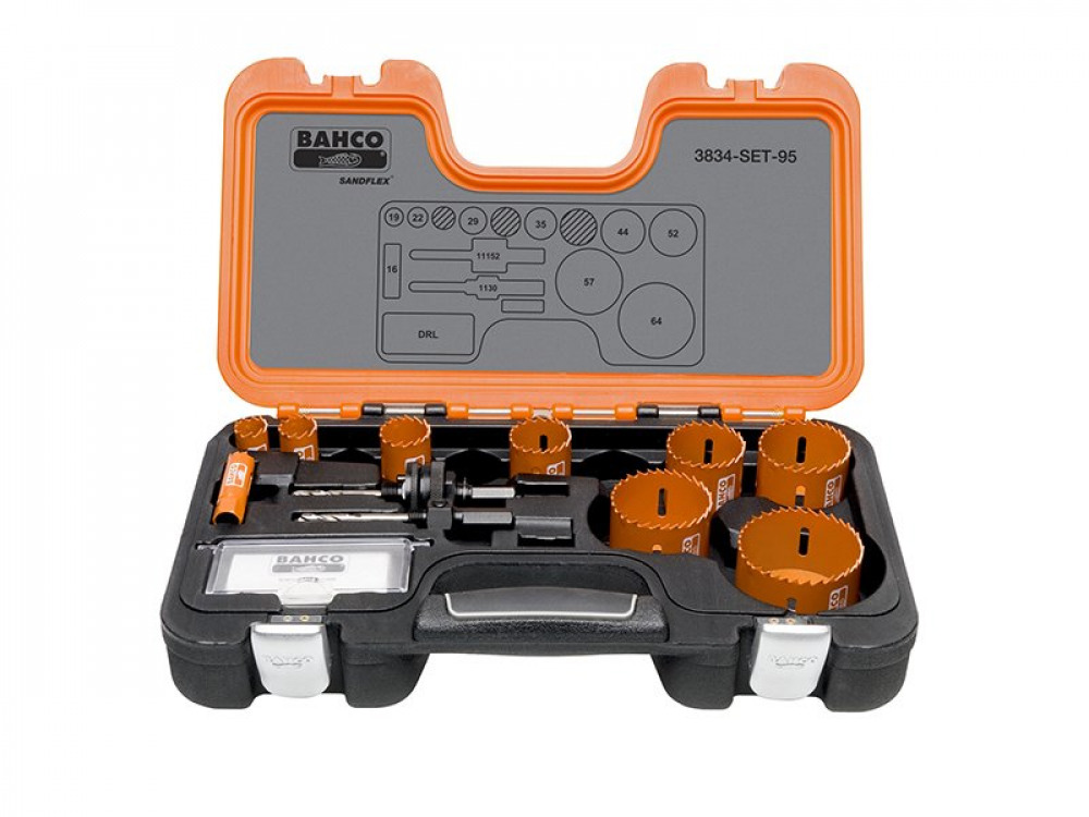 BAH PROFESSIONAL HOLESAW SET 3834-95 SIZ