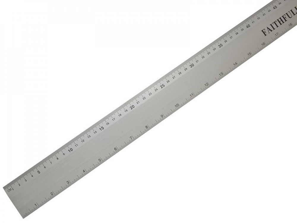 FAI ALUMINIUM FLAT RULE 1M/39IN