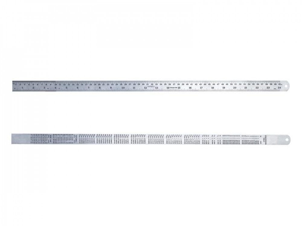 FAI STEEL RULE 600MM / 24IN X 25MM