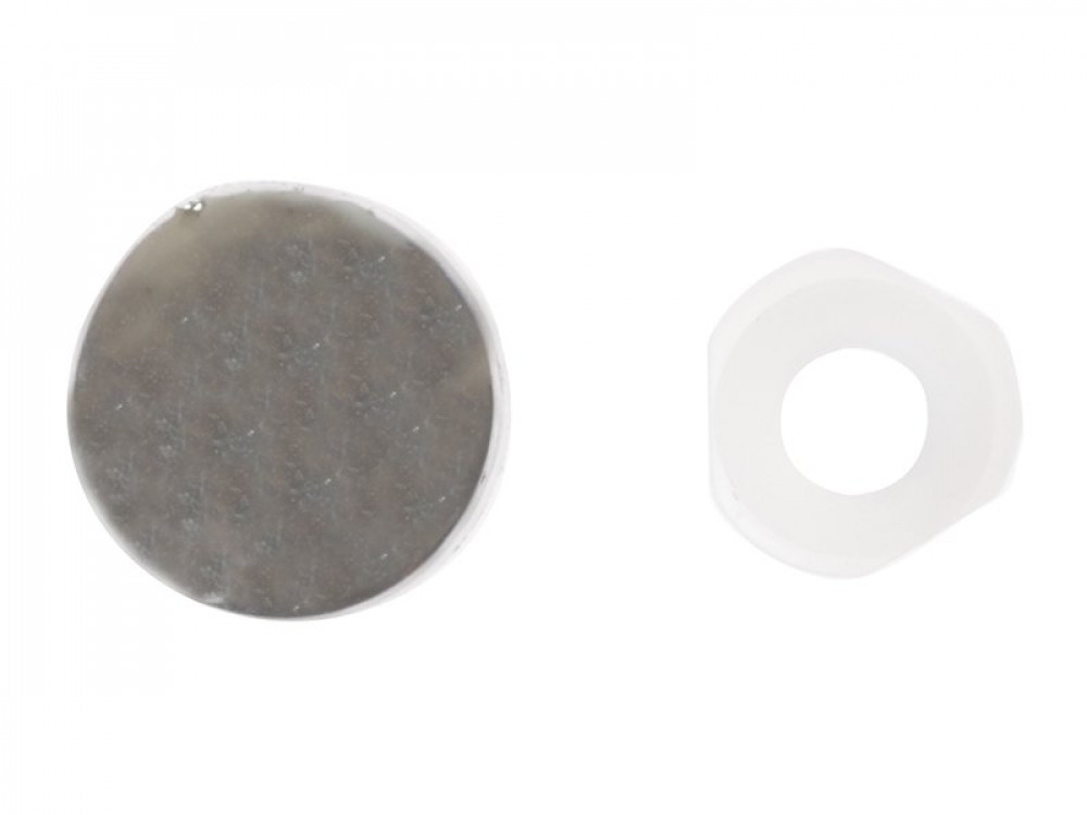 FOR DOMED COVER CAP CHROME COLOURED NO.