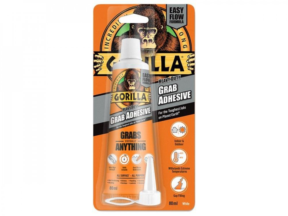 GRG GORILLA HEAVY-DUTY GRAB ADHESIVE WHI