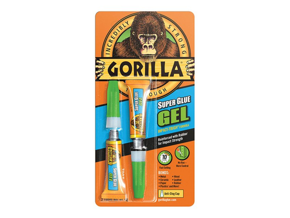 GRG GORILLA SUPERGLUE GEL 3G (TWIN PACK)