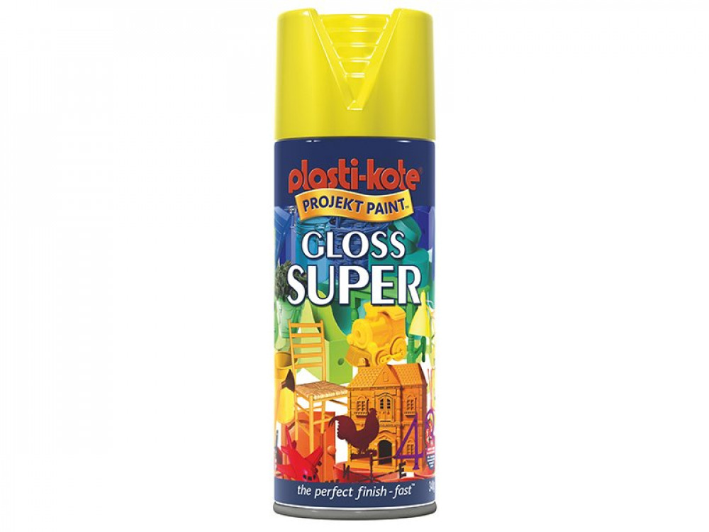 PKT GLOSS SUPER SPRAY YELLOW 400ML