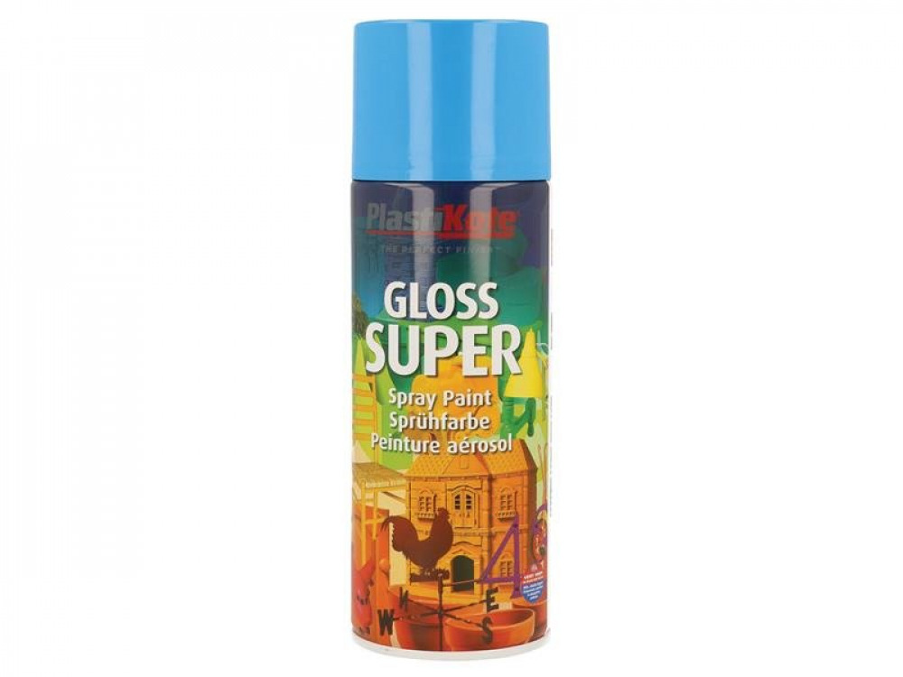 PKT GLOSS SUPER SPRAY LIGHT BLUE 400ML