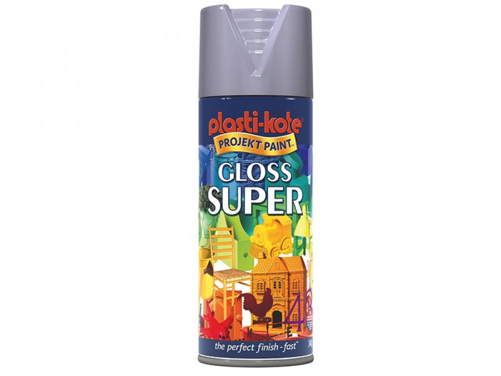 PKT GLOSS SUPER SPRAY ALUMINIUM 400ML