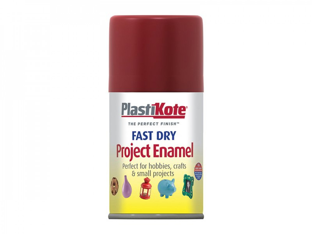 PKT FAST DRY ENAMEL AEROSOL METALLIC RED