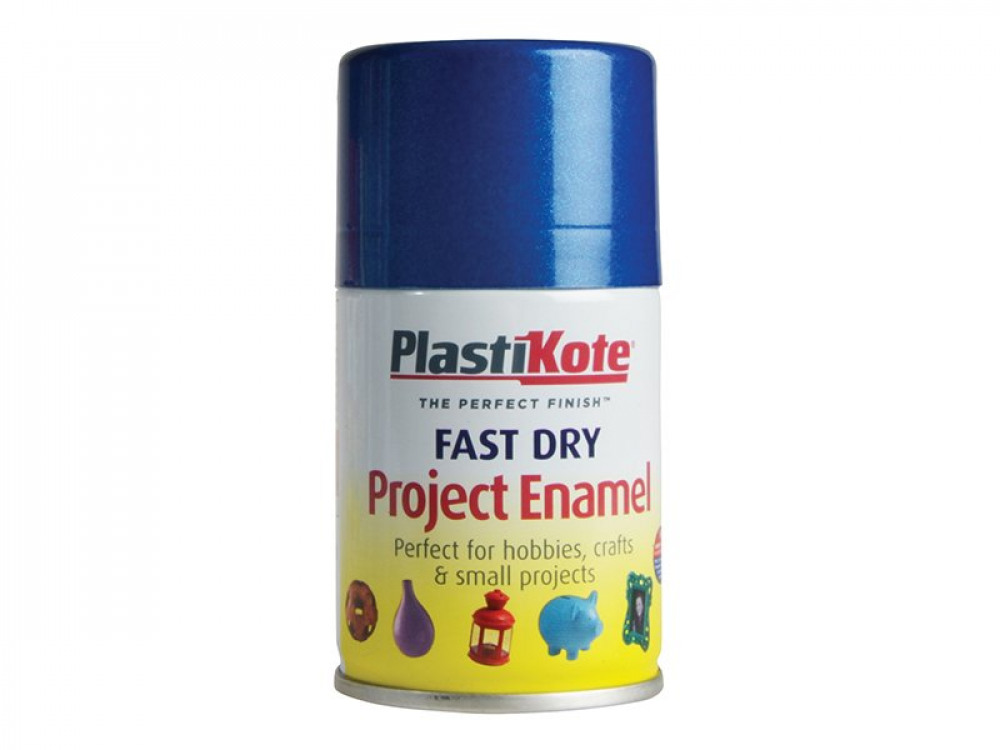 PKT FAST DRY ENAMEL AEROSOL METALLIC BLU