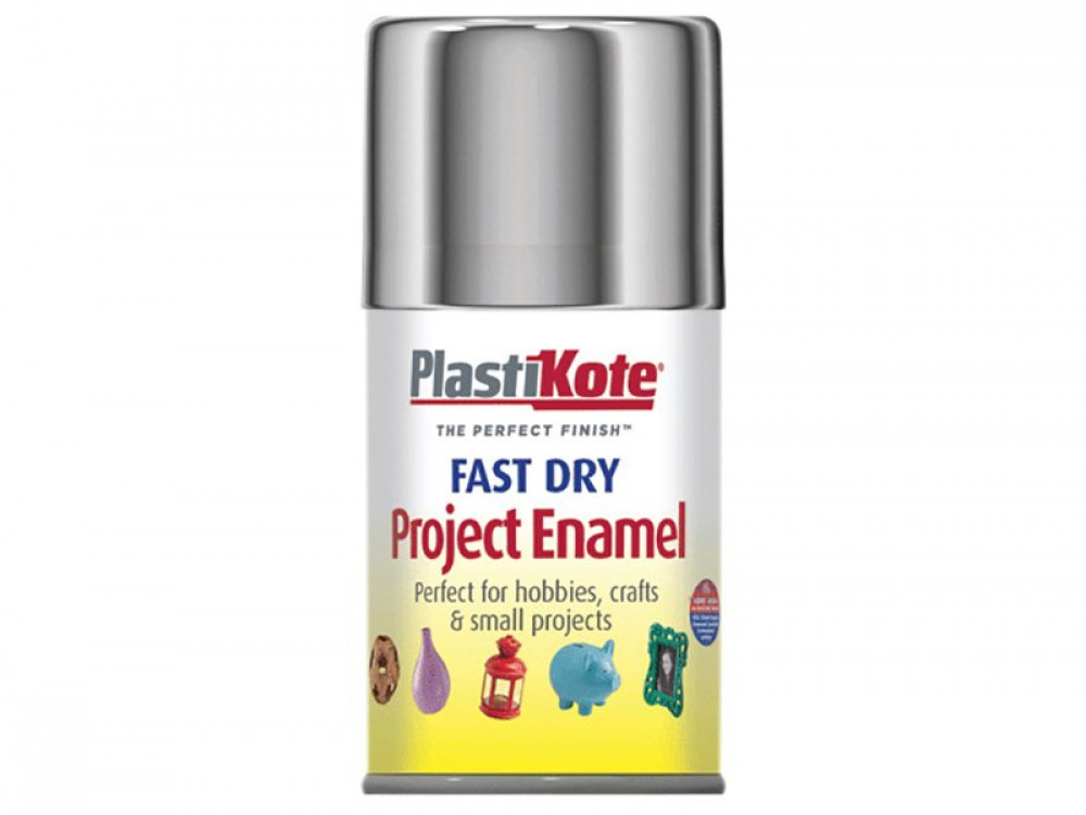 PKT FAST DRY ENAMEL AEROSOL CHROME 100ML