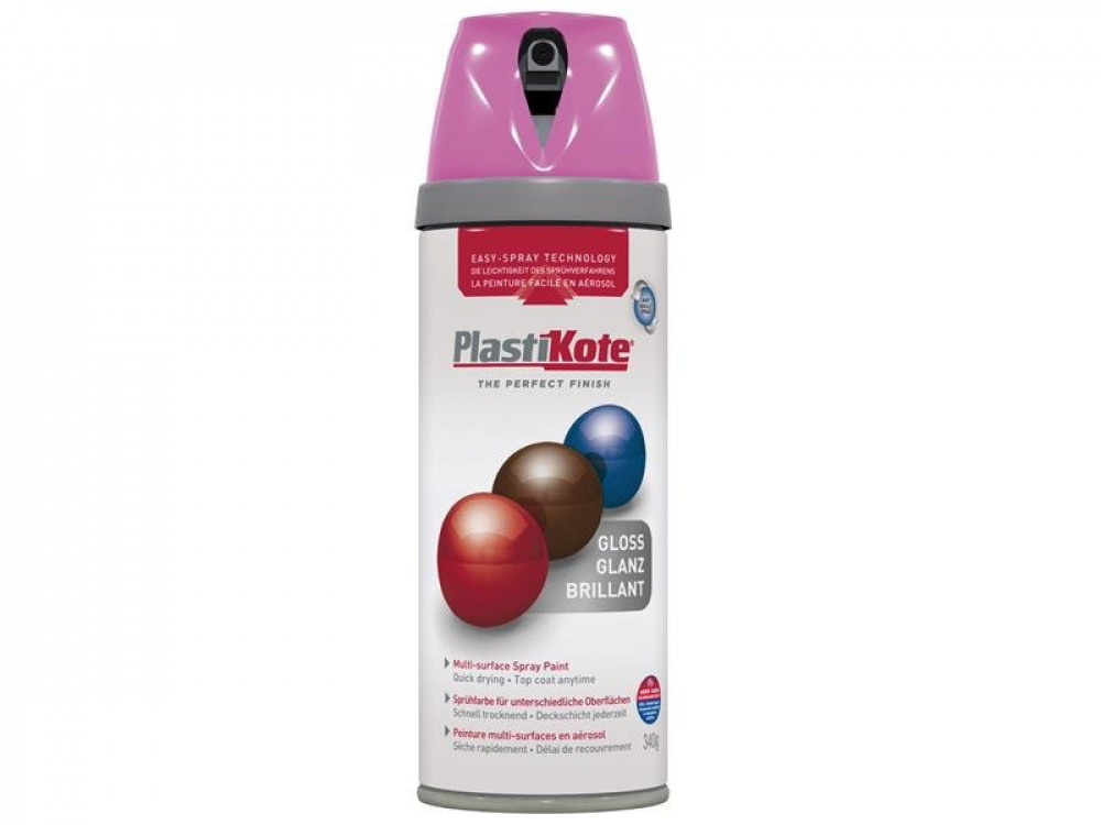 PKT TWIST & SPRAY GLOSS PINK BURST 400ML