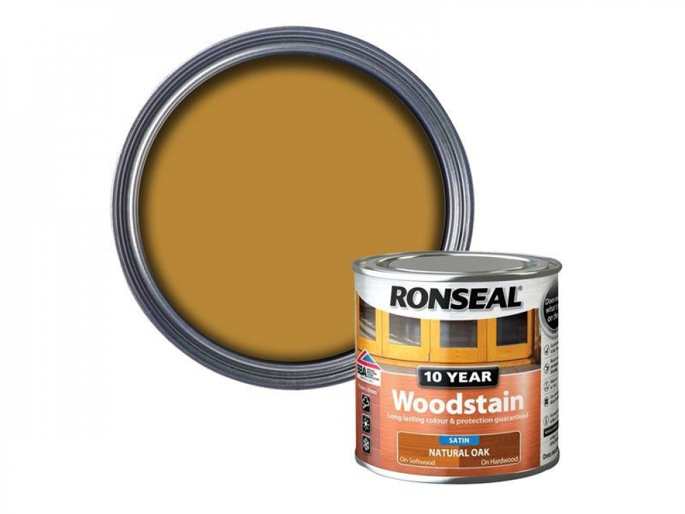 RSL 10 YEAR WOODSTAIN NATURAL OAK 250ML