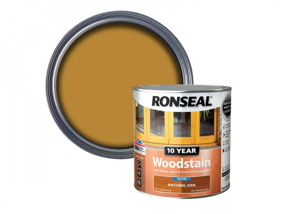 RSL 10 YEAR WOODSTAIN NATURAL OAK 750ML