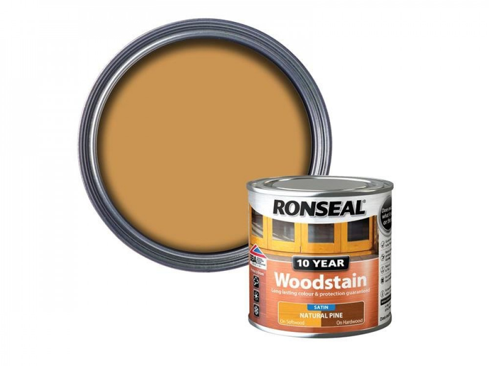 RSL 10 YEAR WOODSTAIN NATURAL PINE 250ML