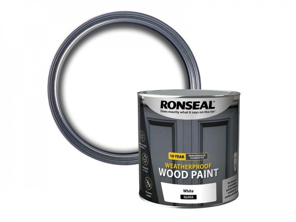 RSL 10 YEAR WEATHERPROOF WOOD PAINT WHIT