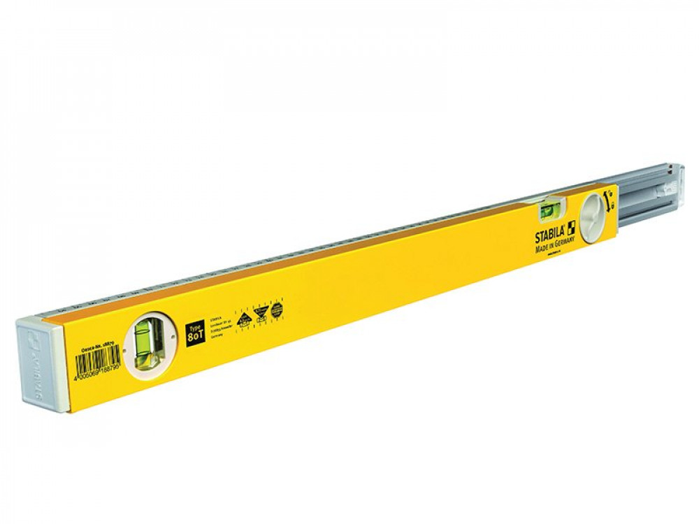 STB 80T TELESCOPIC SPIRIT LEVEL 2 VIALS