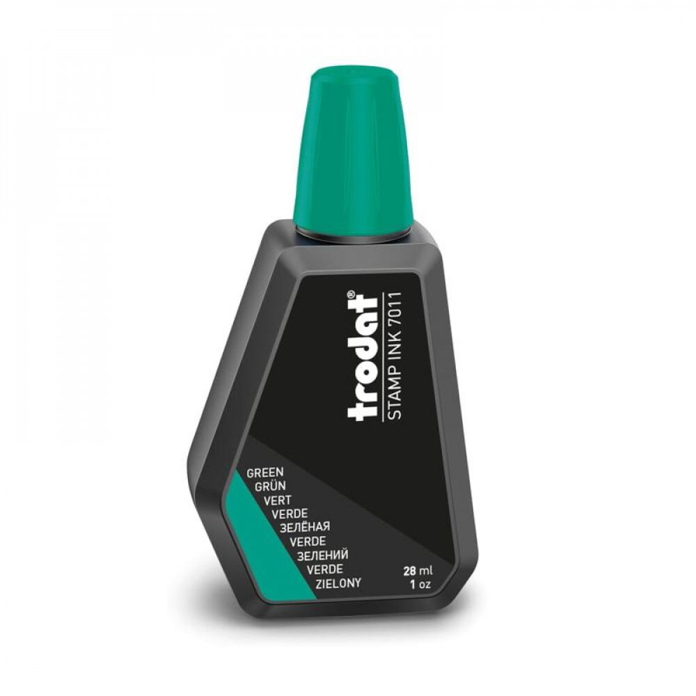 TRODAT STAMP PAD INK GREEN 28ML