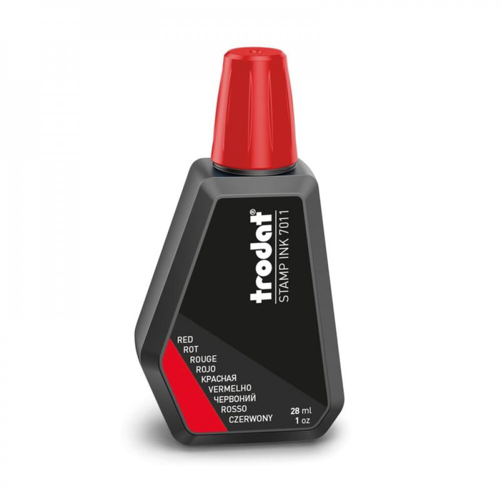 STAMP PAD INK RED 28ML