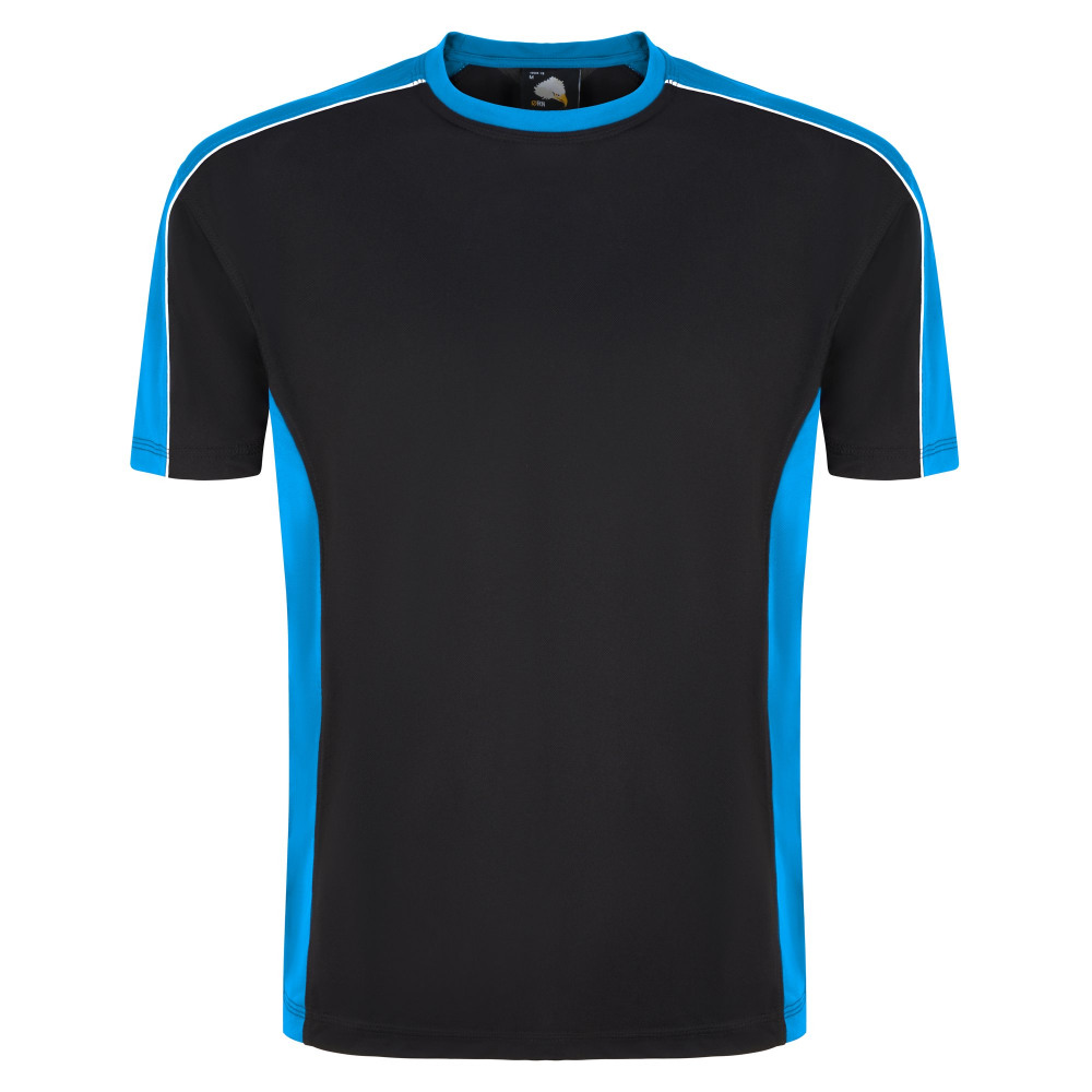AVOCET T-SHIRT BLACK/REFLEX BLU 4XL