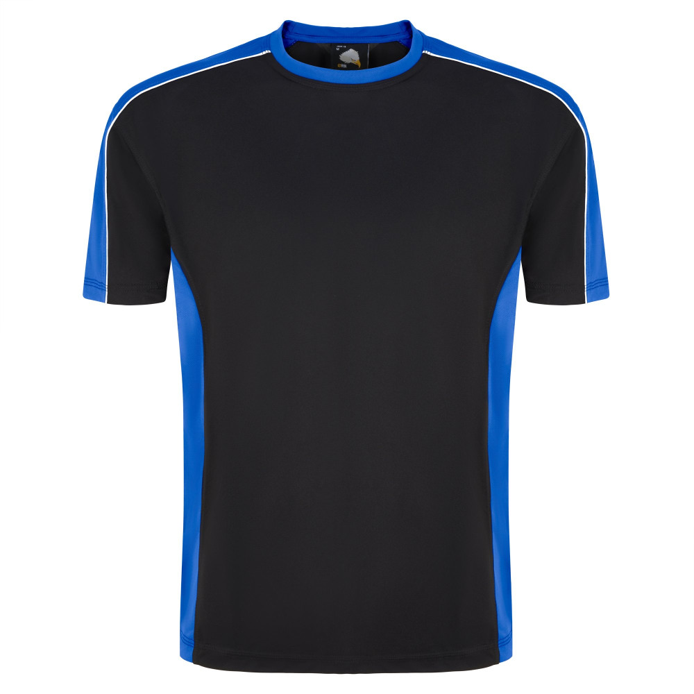 AVOCET T-SHIRT BLACK/ROYAL BLUE XL
