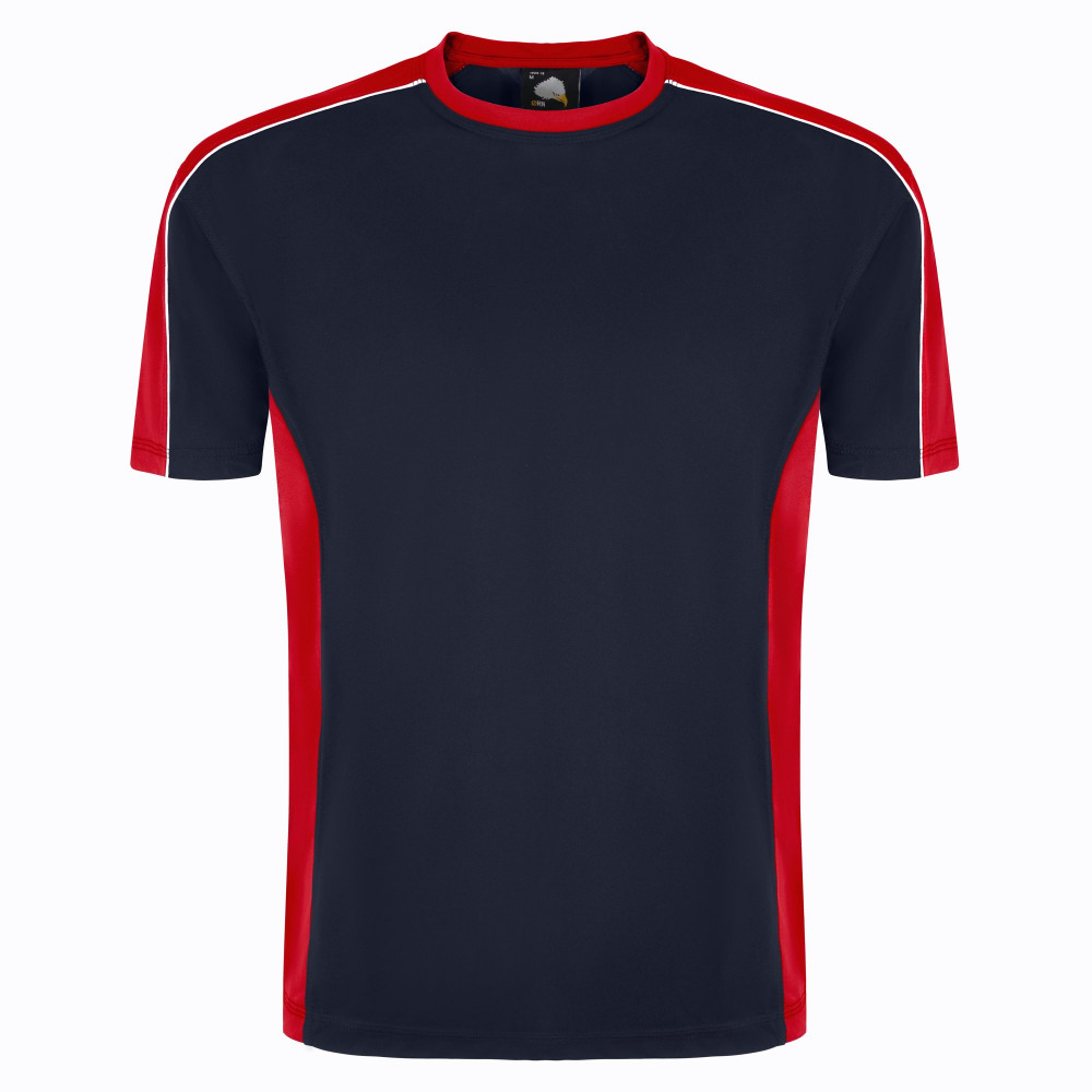 AVOCET WICKING T-SHIRT NAVY/RED S