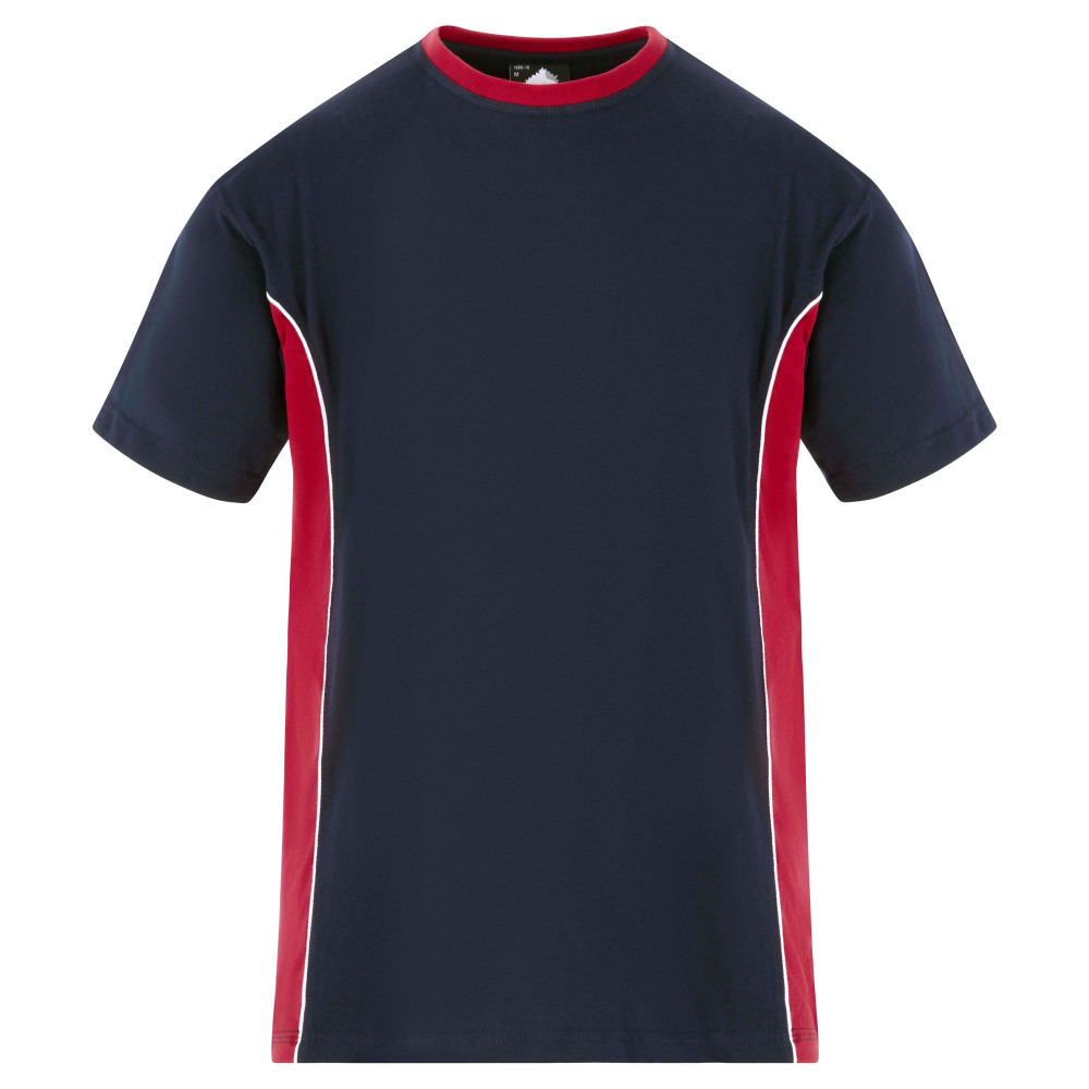 SILVERSWIFT T-SHIRT NAVY/RED L
