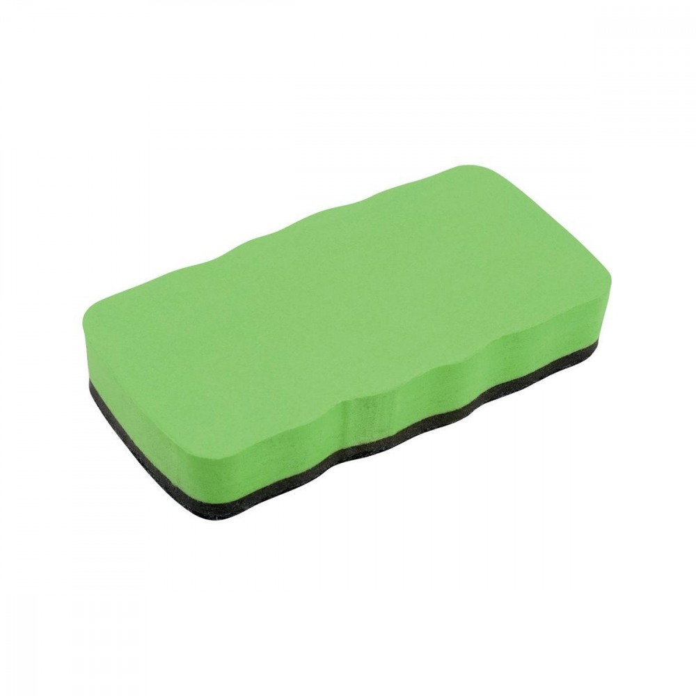 ELITE DRYWIPE ERASER MAGNETIC LMEGRN
