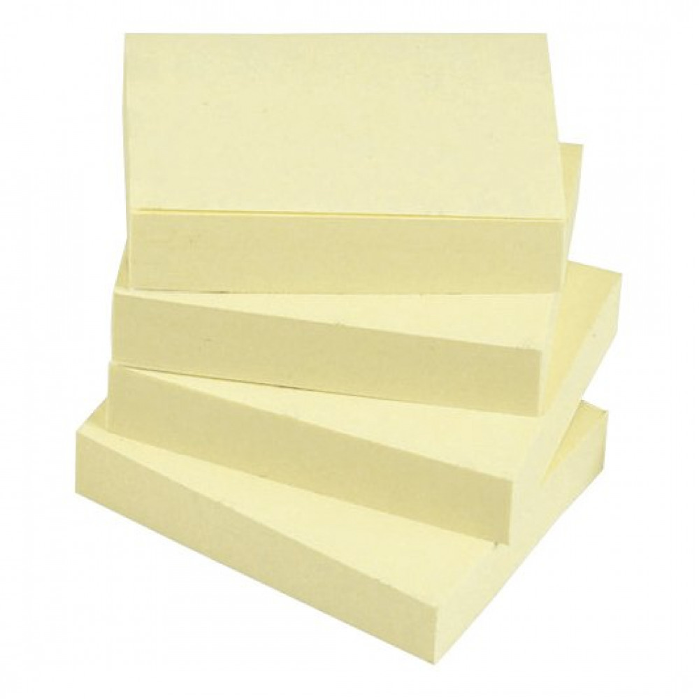 REPOSITIONABLE NOTES YELLOW PK12