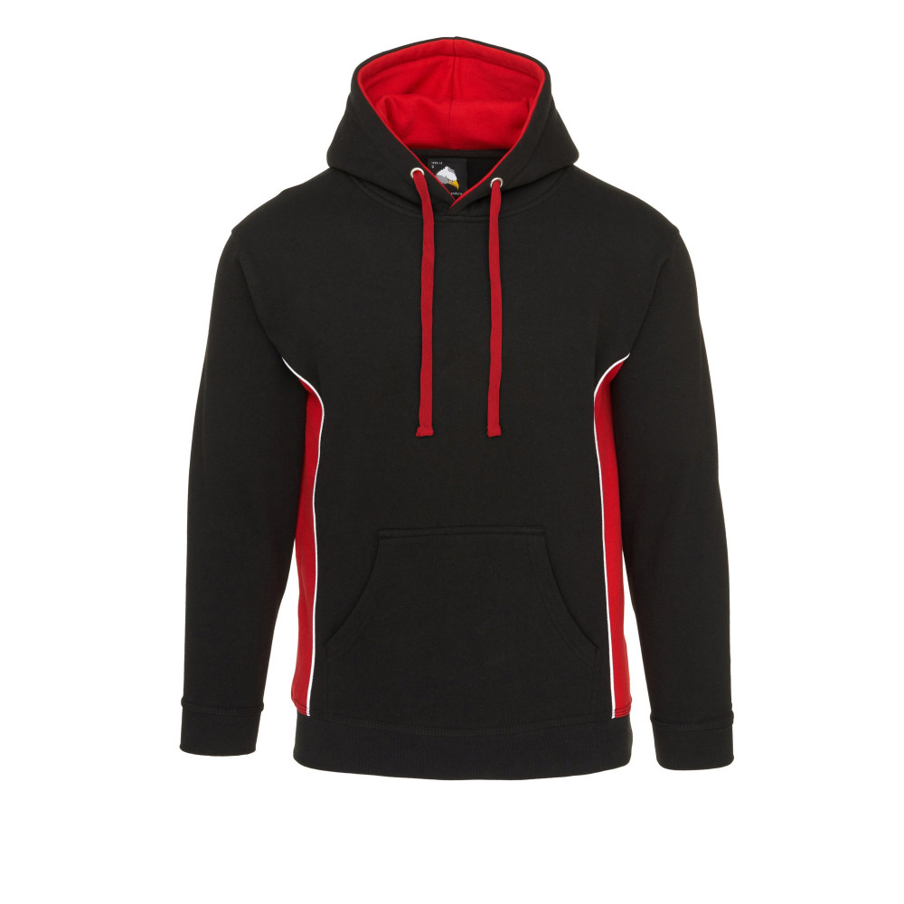 SILVERSWIFT HOODIE BLACK/RED L